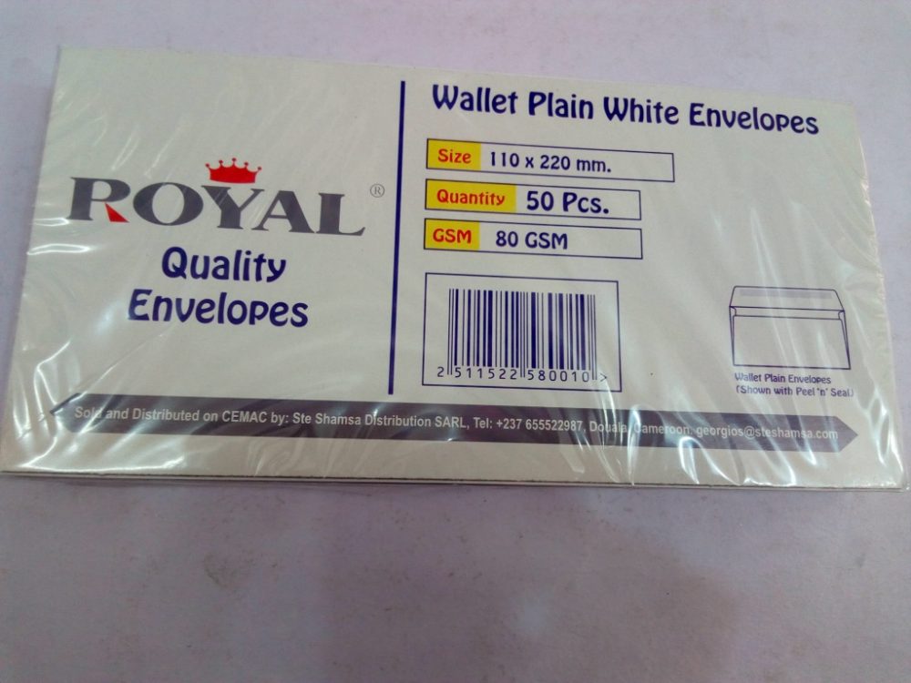 Enveloppe Rectangulaire Blanche A6