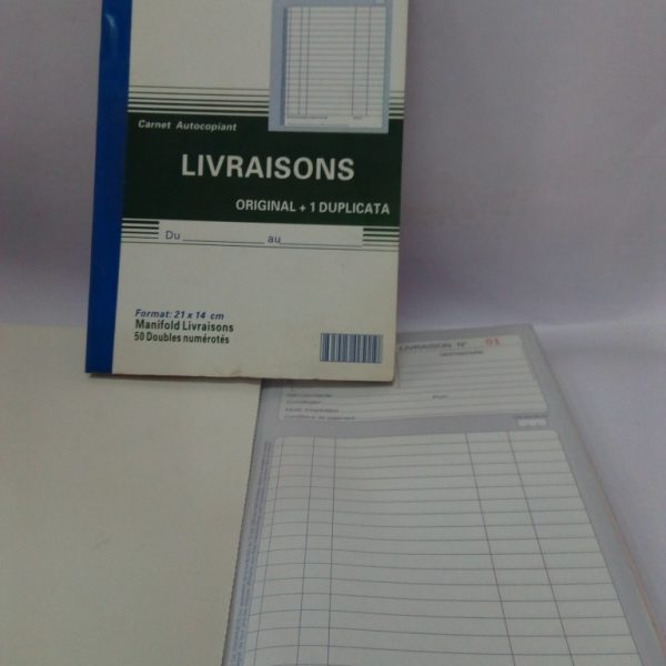 Bordereau de livraison A4