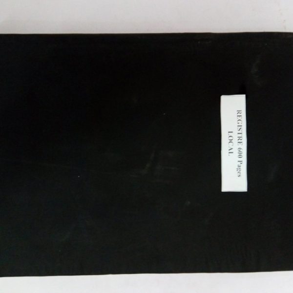 Registre 600 pages local