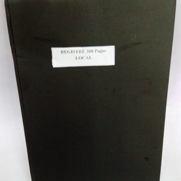 Registre 300pages local