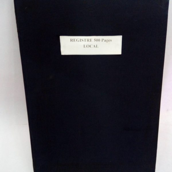 Registre 500pages local
