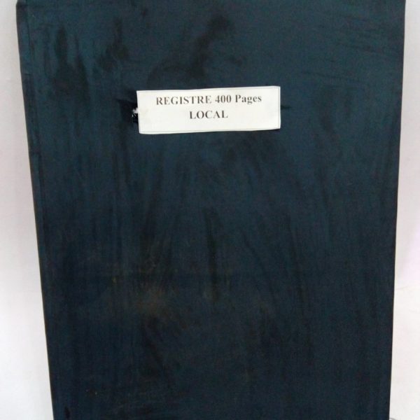 Registre 400pages local