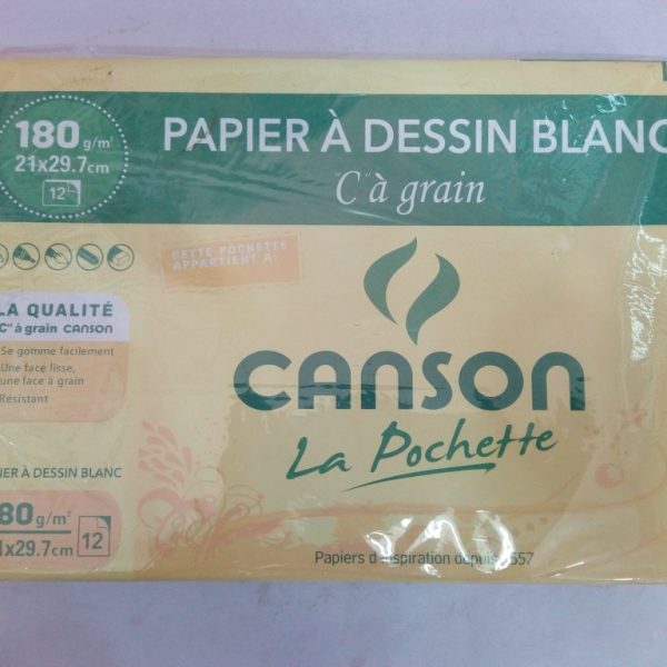 Papier Canson  A4 Blanc