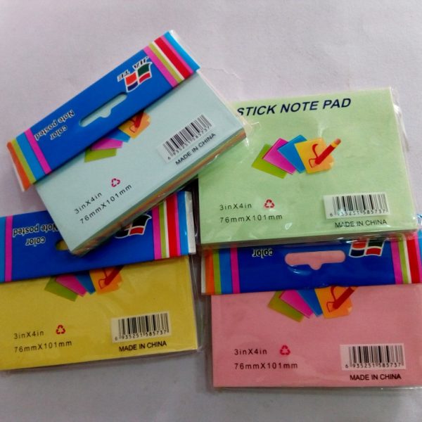 Post It Moyen  3X4 (76x101mm)