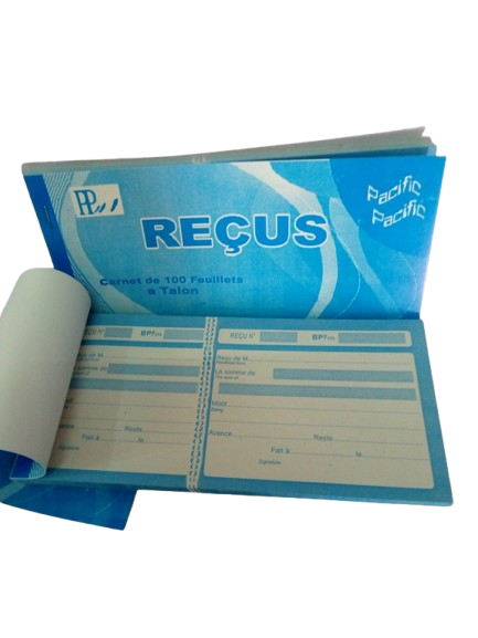 Carnet de 100 recus