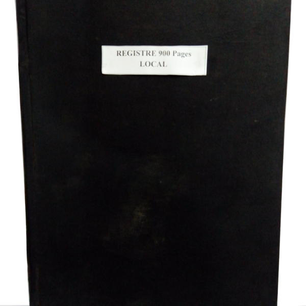 Registre 900pages local