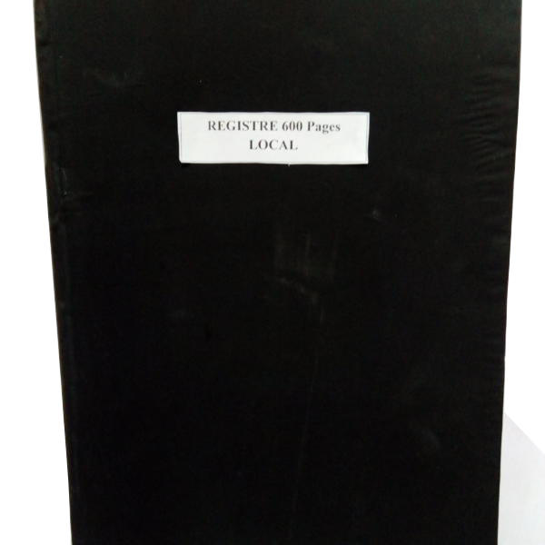 Registre 600pages local
