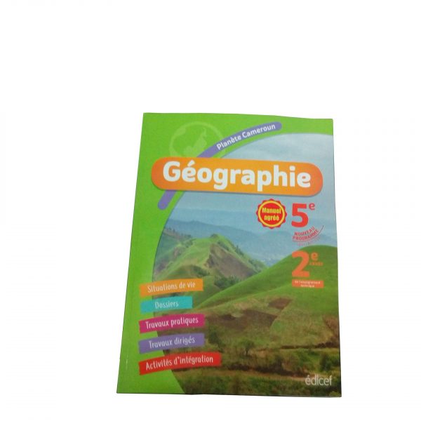 Géographie  planète 5e/2e année