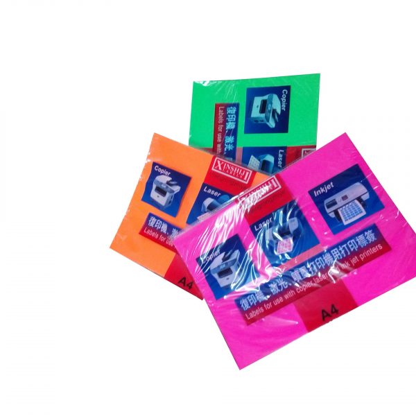 Papier Autocollant en Couleur