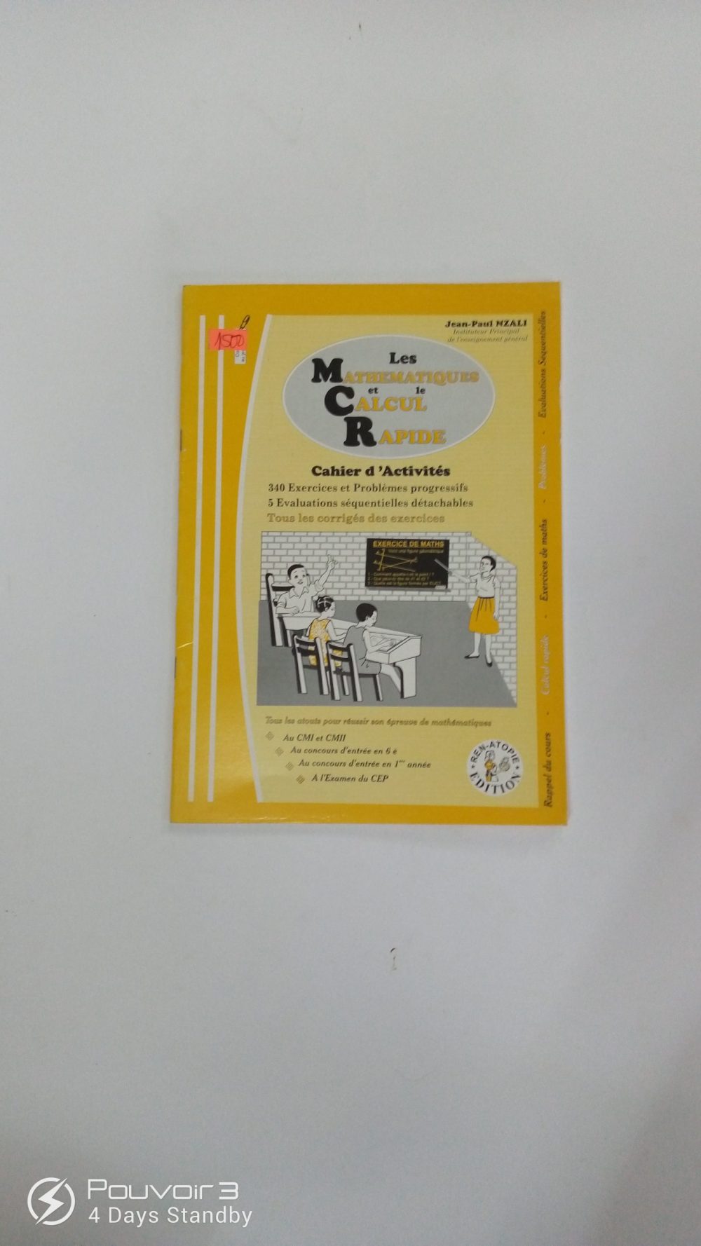 Jean Paul Nzali les mathématiques et le calcul rapide