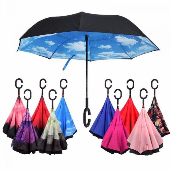 Parapluie de poche manche crochet