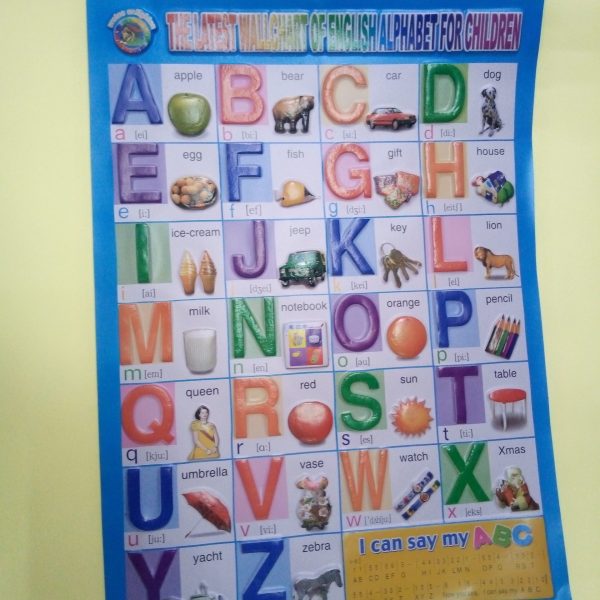 Tableau alphabetique ABC 127 wallchart