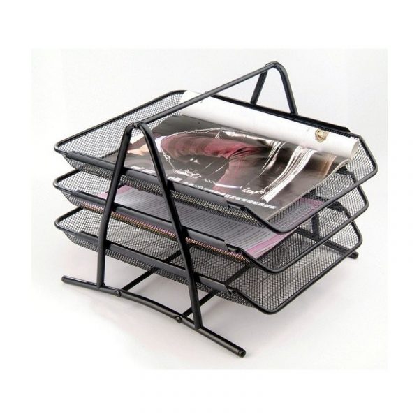 Panier à courrier en metal 3 étages