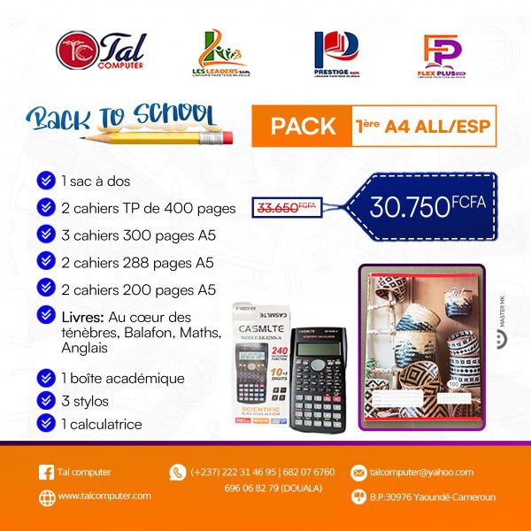 PACK 1ere ALL/ESP